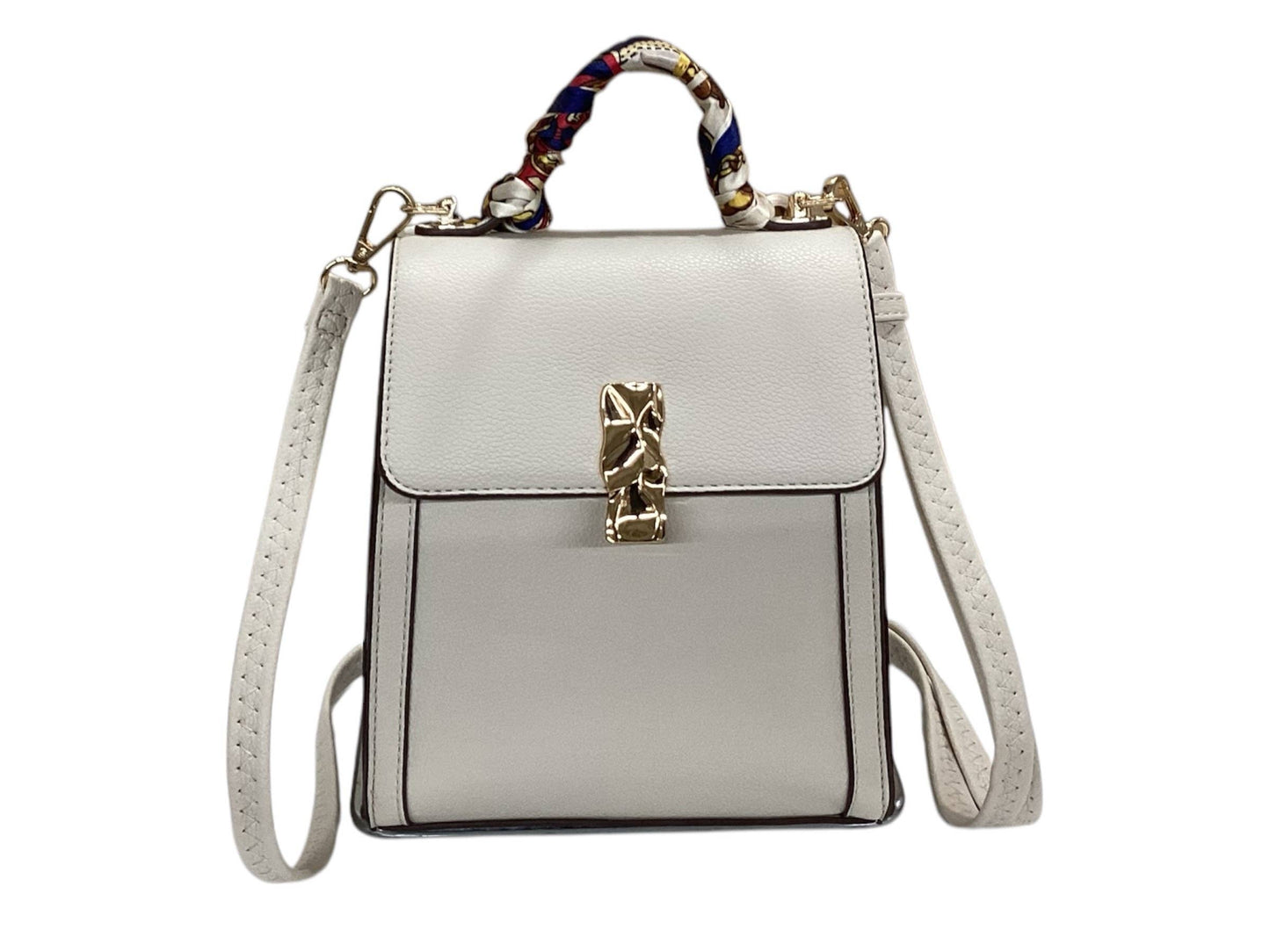 7525 - Crossbody Bag With Silk Scarf