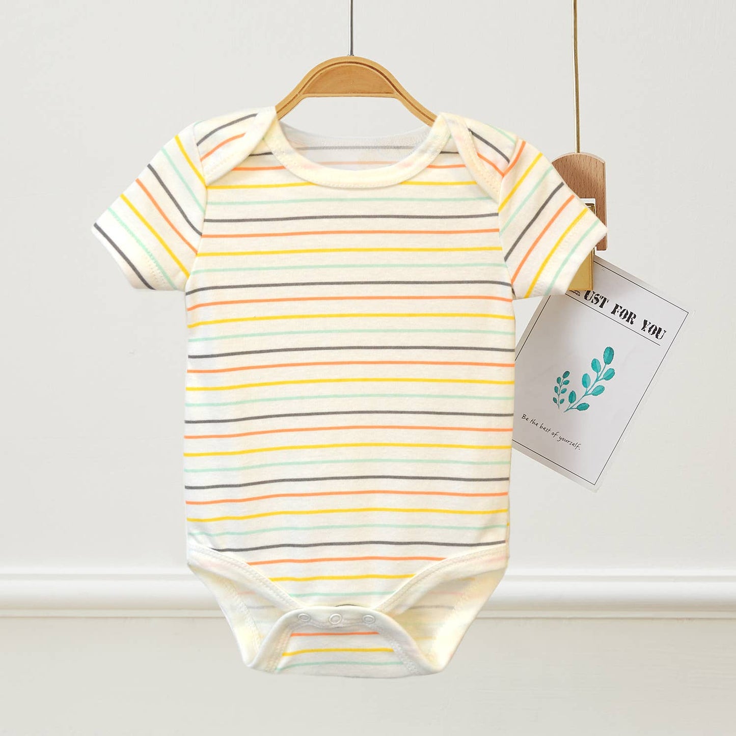 Pack of 3 Baby Cutie Cow Animal Pattern Bodysuits