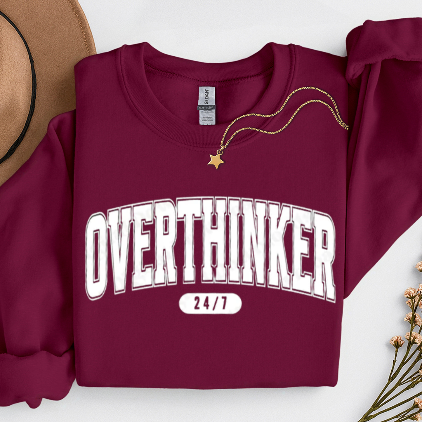 Overthinker 24/7 Graphic Sweater