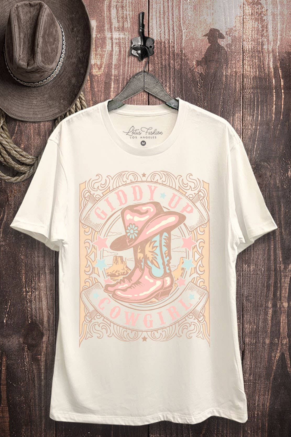 Giddy Up Cowgirl Graphic Top