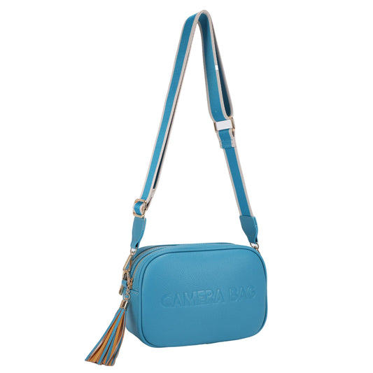 Yanira Double Compartment Crossbody Bag With Tassle