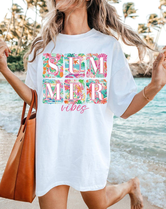 Retro Summer Vibes Shirt, Coquette Summer Sweatshirt