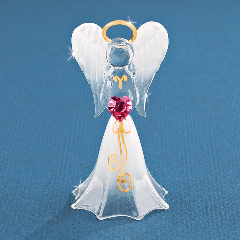 A2 879-W2: White Angel with Crystal