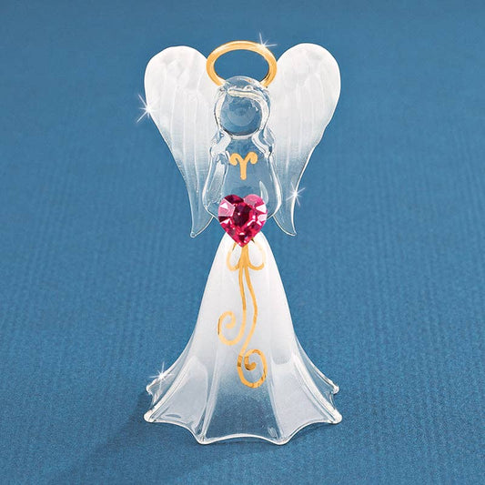 A2 879-W2: White Angel with Crystal