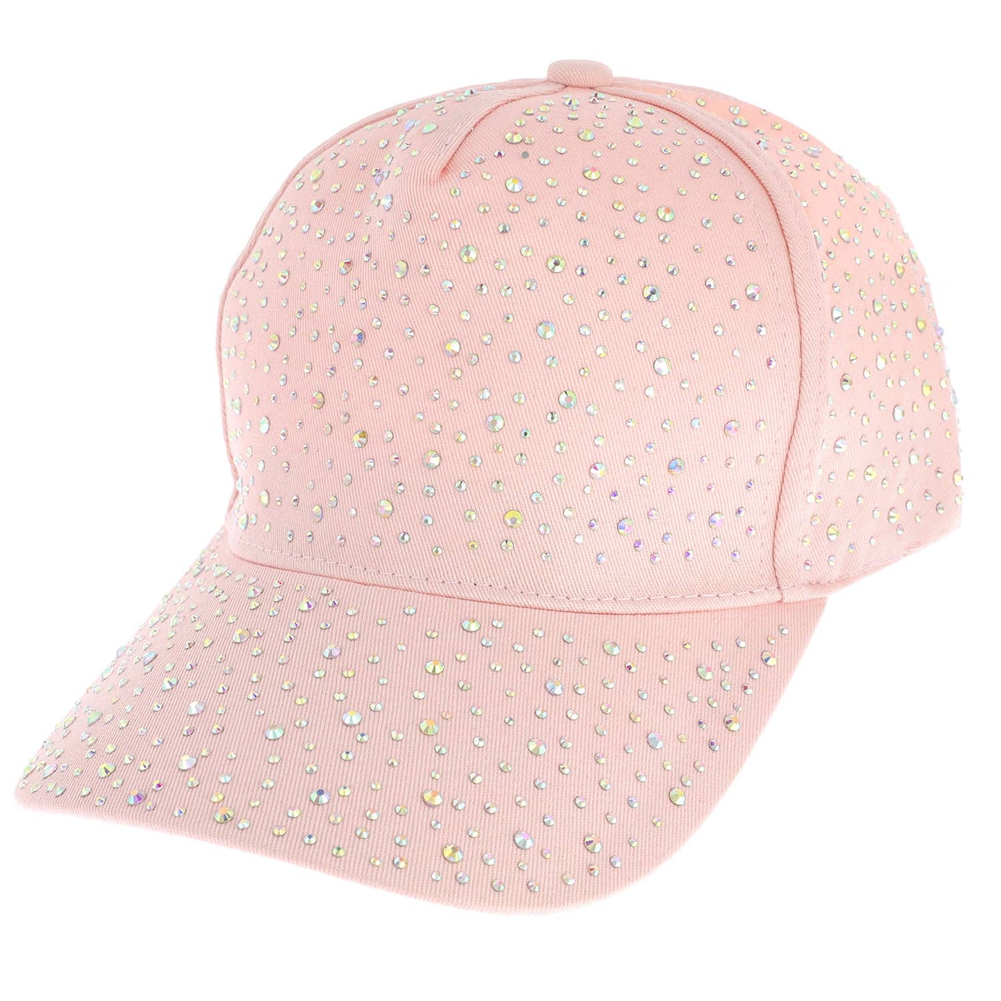 Jeweled Crystal Rhinestone Studded Baseball Cap