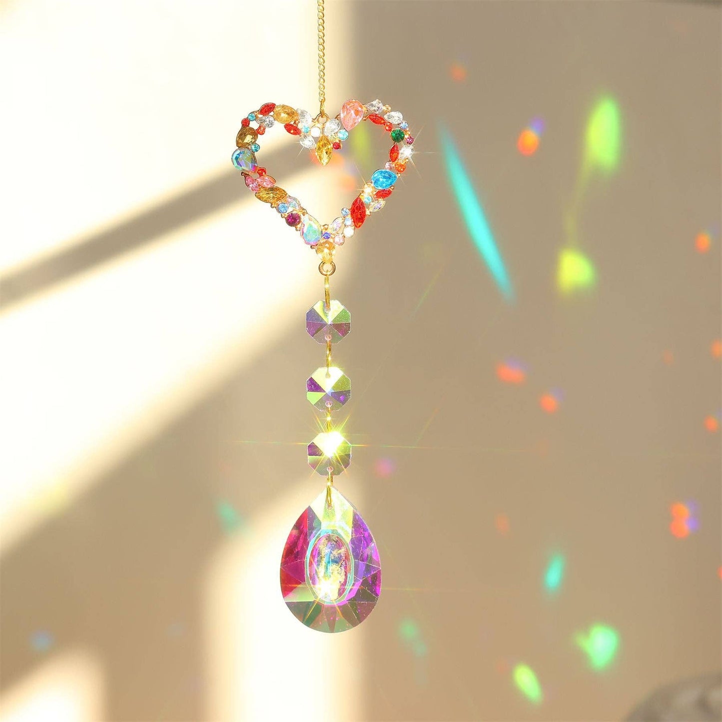 Colorful Crystal Suncatcher Hanging DPH1923