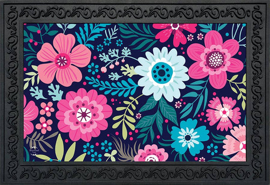 Bright Floral Doormat