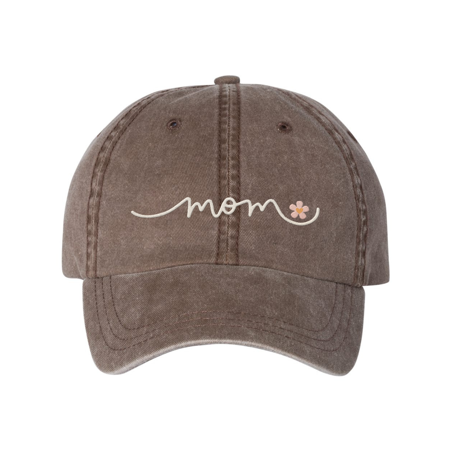 Embroidered Mom Baseball Cap, Mom Hat