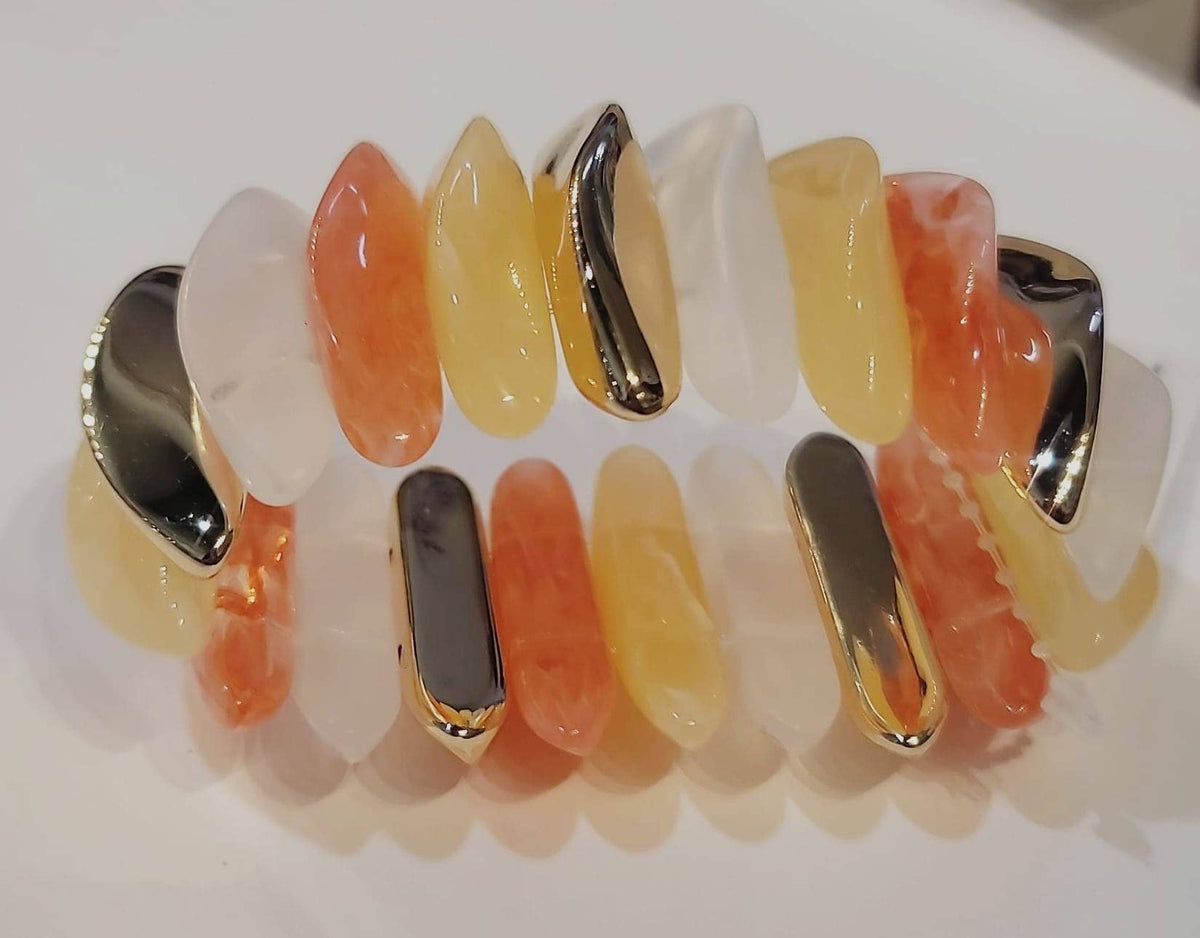 Bold Resin Chunky Bracelet Collection 1NJB-5087