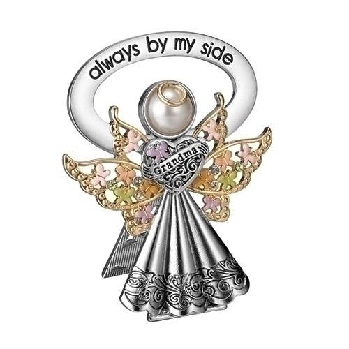 2.5"H Grandma Bedside Angel Carded