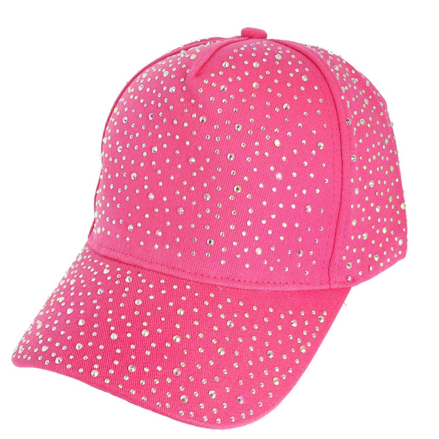 Jeweled Crystal Rhinestone Studded Baseball Cap