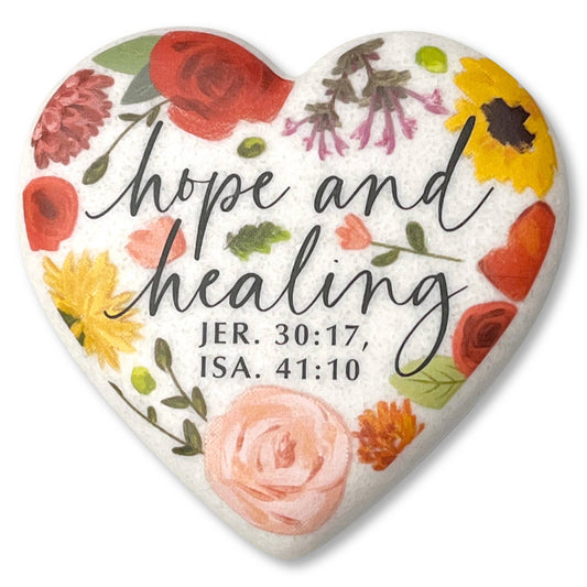 LCP Heart Stone Hope And Healing Red Yellow