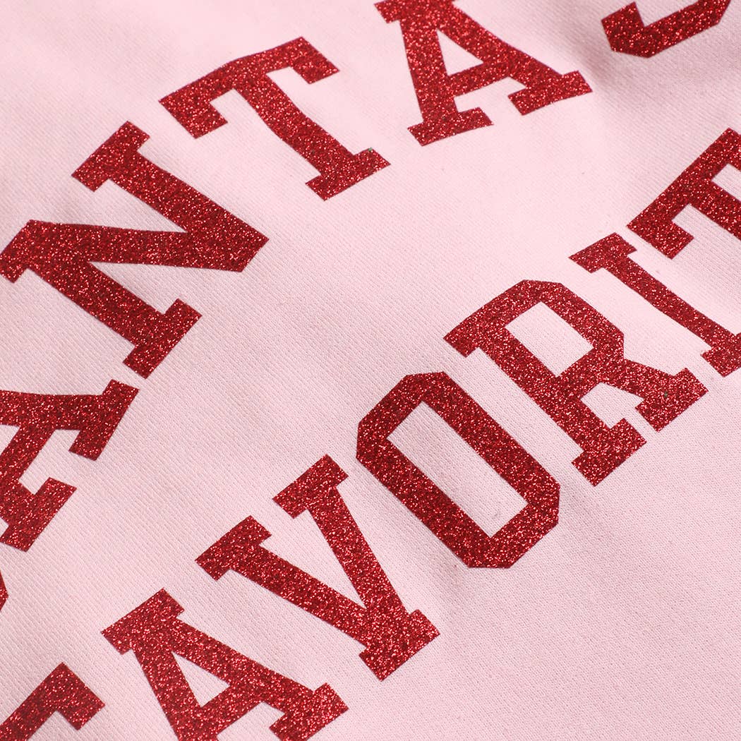 SANTA'S FAVORITE Heavyweight Fleece Sweatshirt