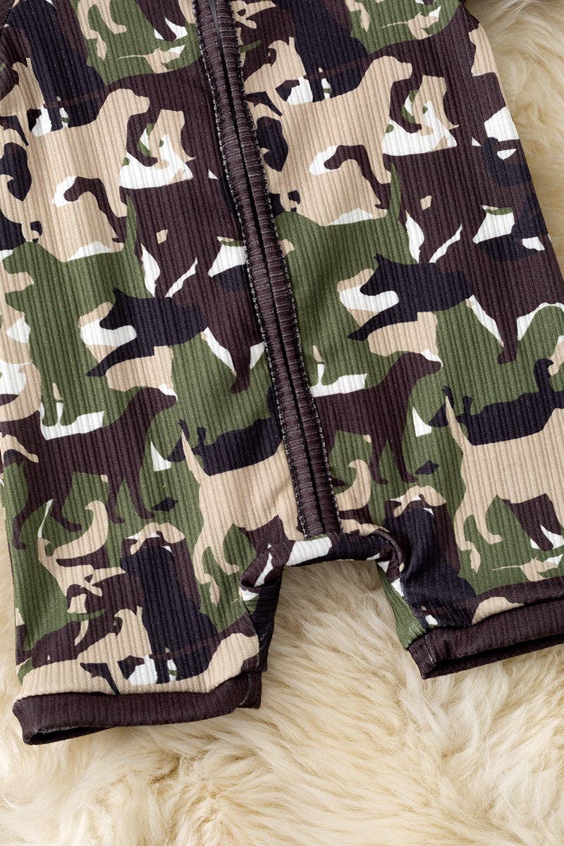 Camouflage  printed baby romper. RPB60250 SOL