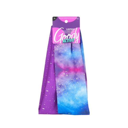 Goody Sport Headwrap Refl Glxy 2ct