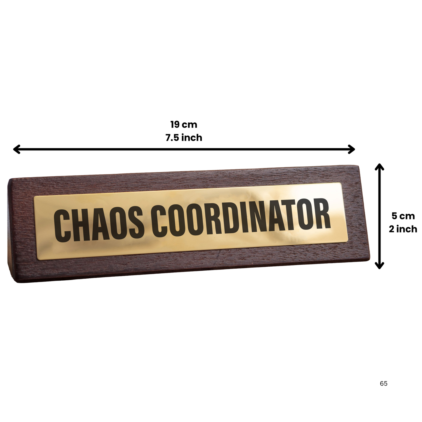 Funny Boss Gift – Chaos Coordinator Desk Office Sign