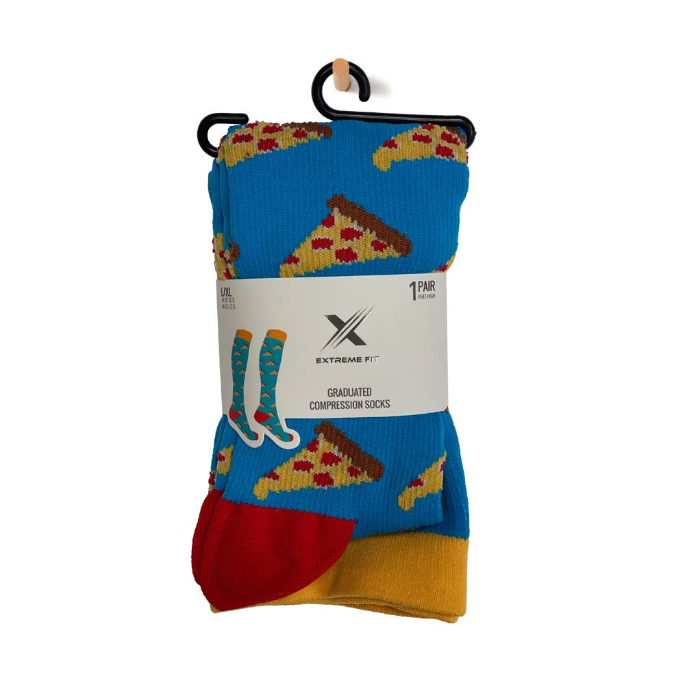LAZY WEEKEND COMPRESSION SOCKS COLLECTION - 3 ASST STYLES