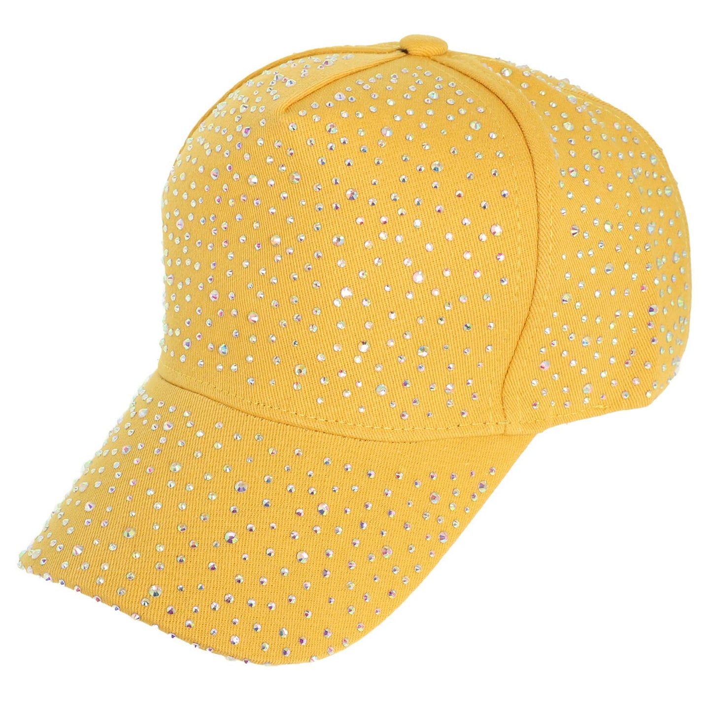 Jeweled Crystal Rhinestone Studded Baseball Cap