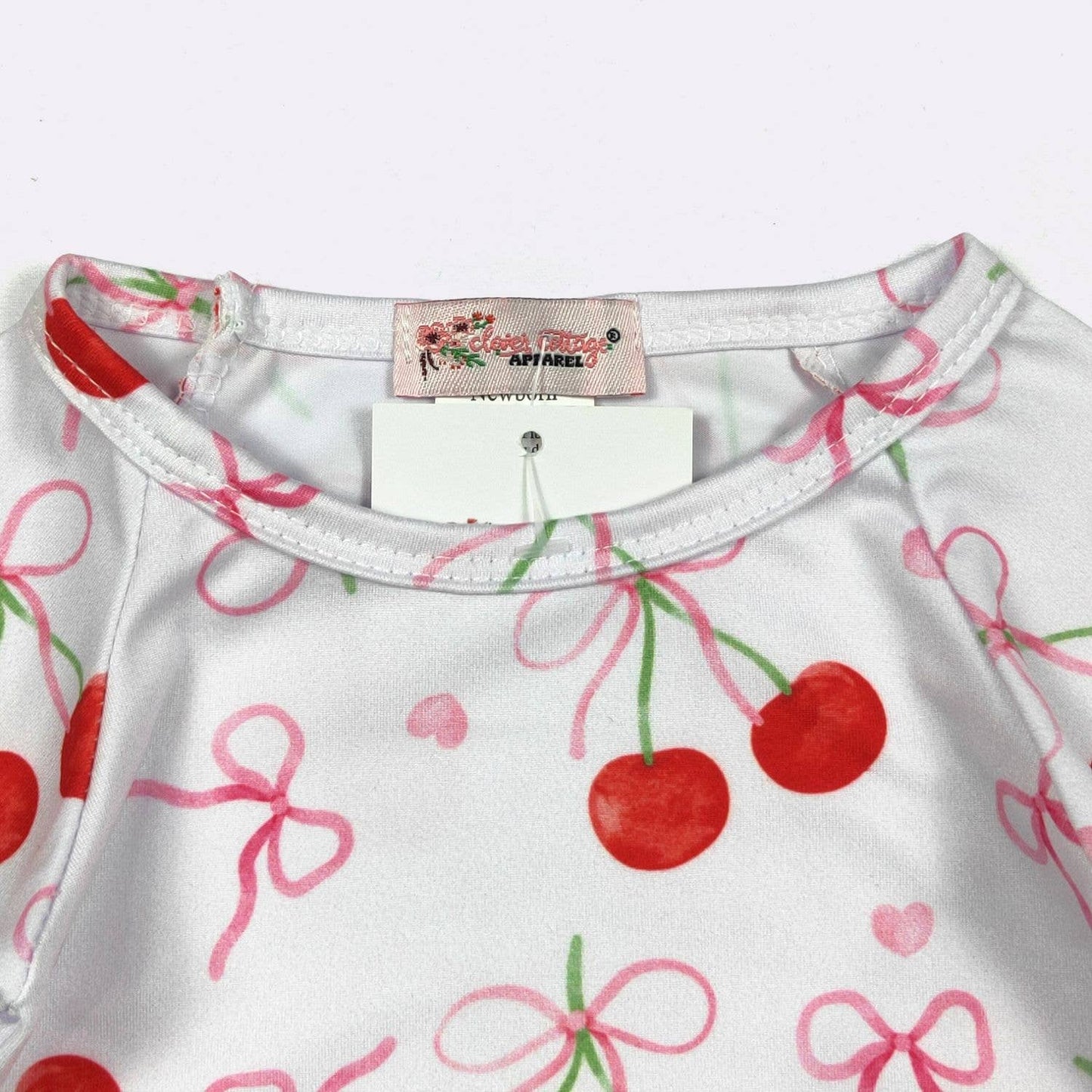 Coquette Cherry Baby Gown