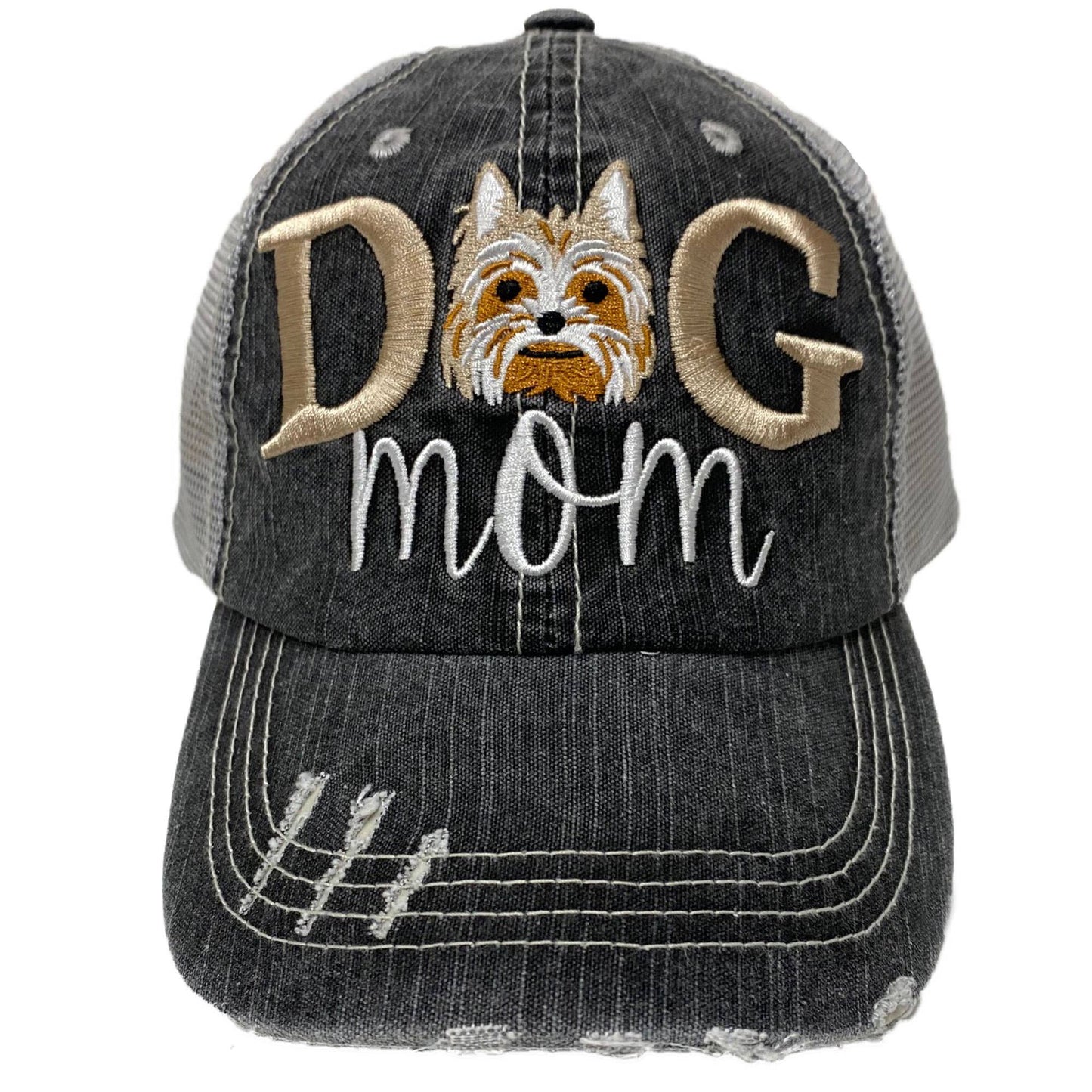 Dog Mom Women's Baseball Hat Embroidered Pet Cap- 12 breeds