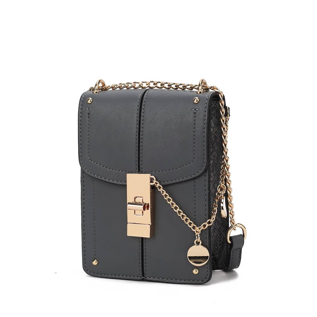 Iona Crossbody Handbag Vegan Leather Women By Mia K