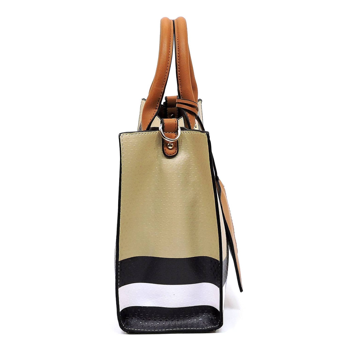 BT2703 Plaid Check Printed 3-in-1 Satchel