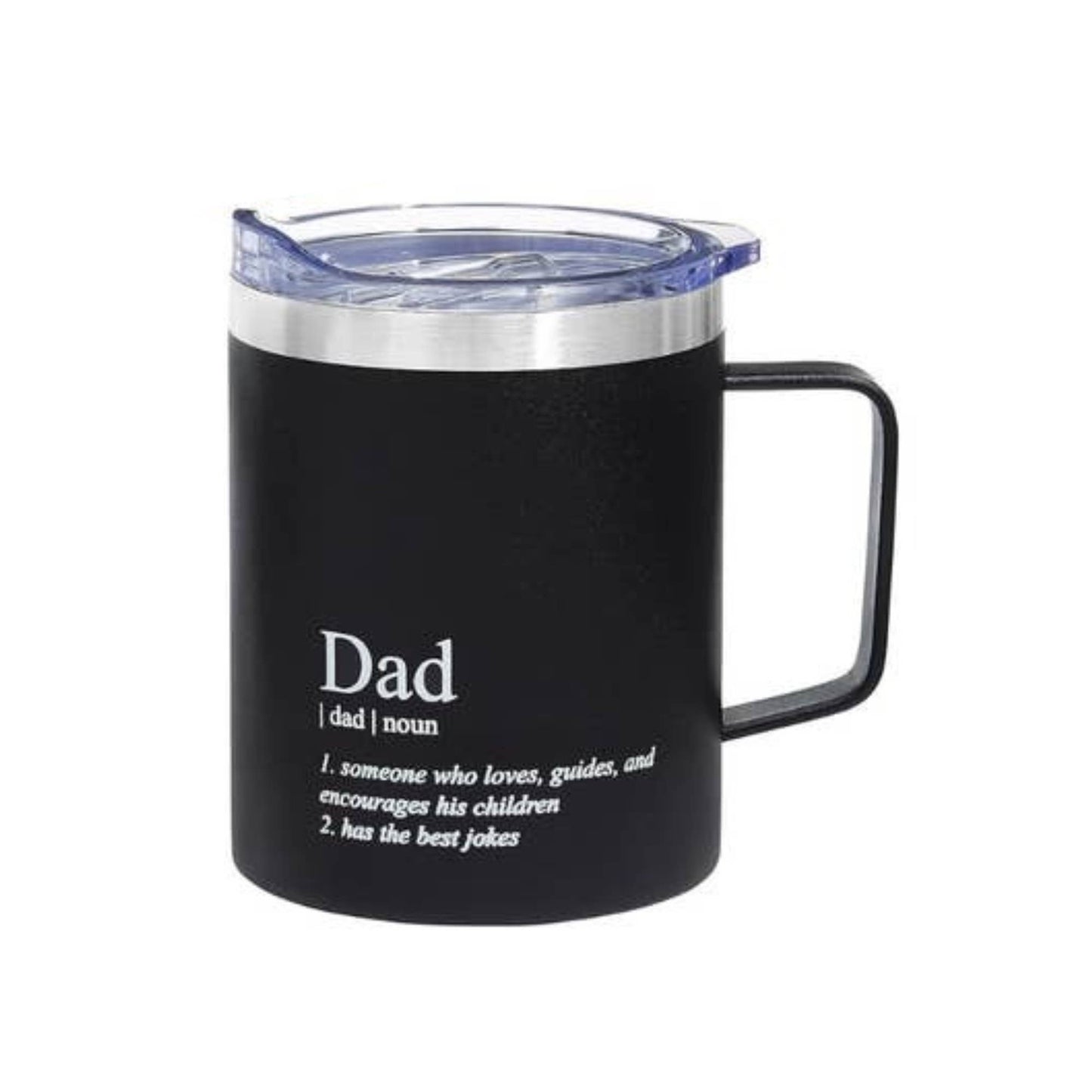 12oz Stainless Steel Insulated Coffee Mug with Handle & Lid