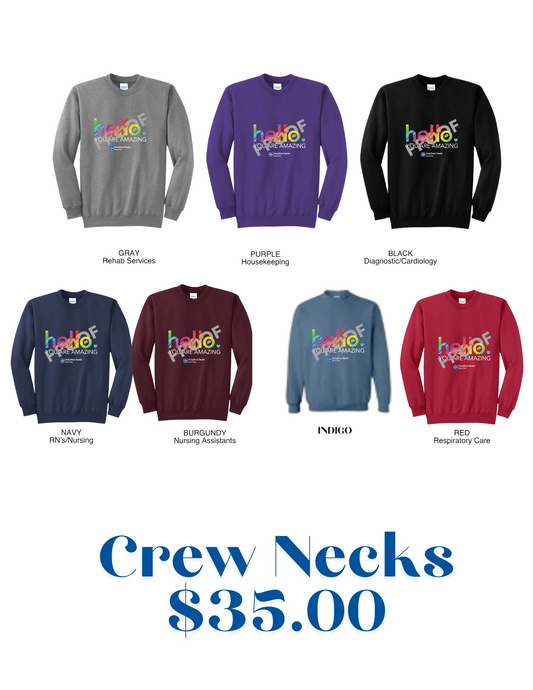 UPH CREW NECK SWEATSHIRT HELLO #1