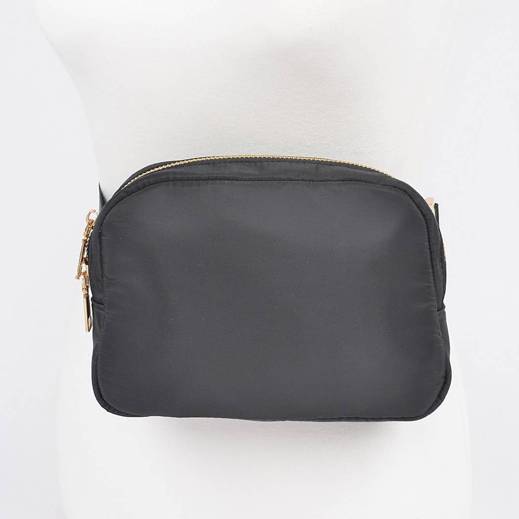 Nylon Zip Fanny Pack
