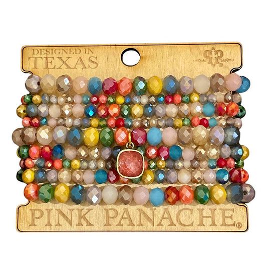 Multi-color bracelet set 1CNC R324