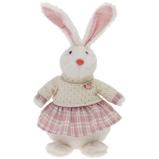16.75" Tall Nora Cream Sweater Bunny Easter Décor