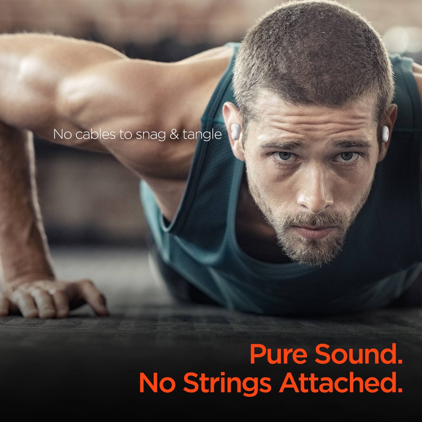 Active True Wireless Earbuds USB-C White