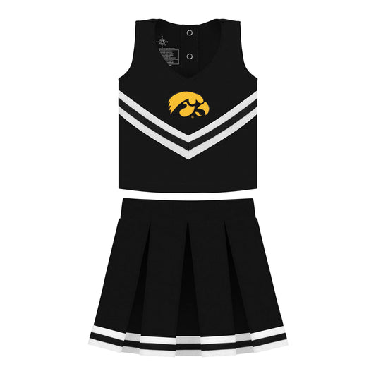 Iowa Hawkeyes 3-Piece Girls Cheer Dress