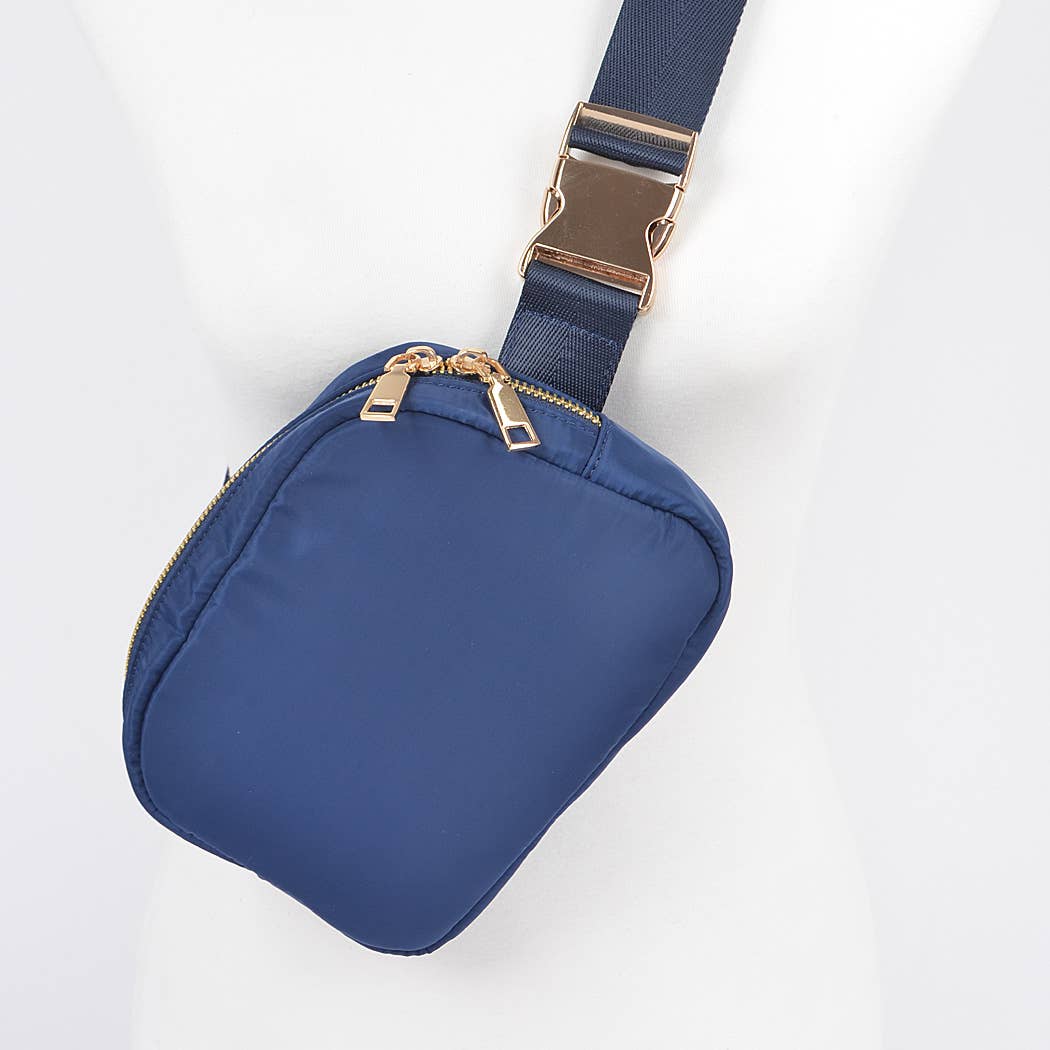 Nylon Zip Fanny Pack