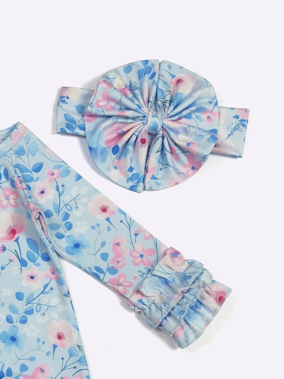 Winter Blues Baby Gown