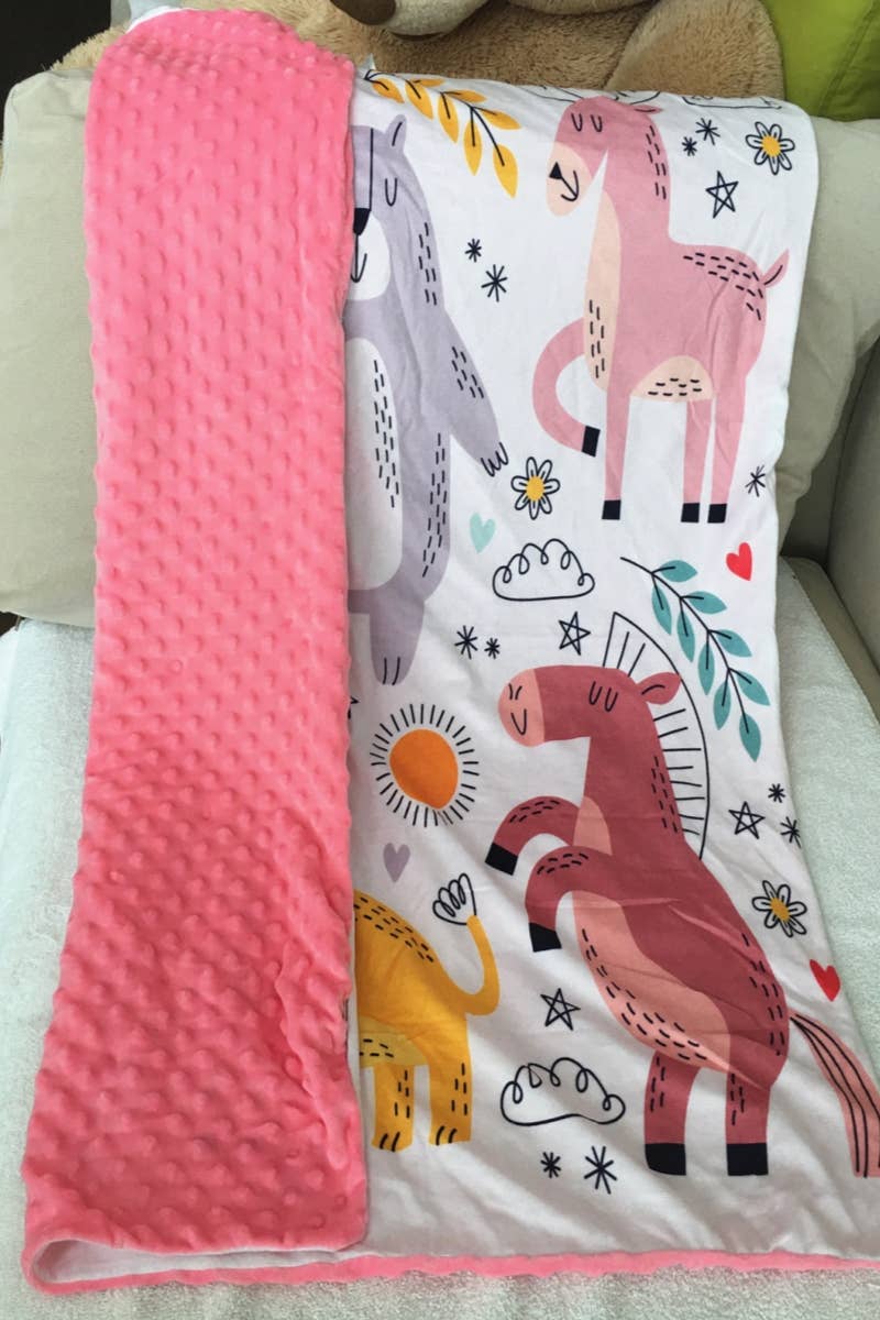 ANIMAL PRINT BABY BLANKET