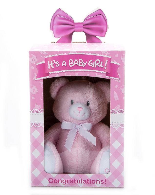 Everyday Bently Bear Pink & Display Box 12" (28cm)