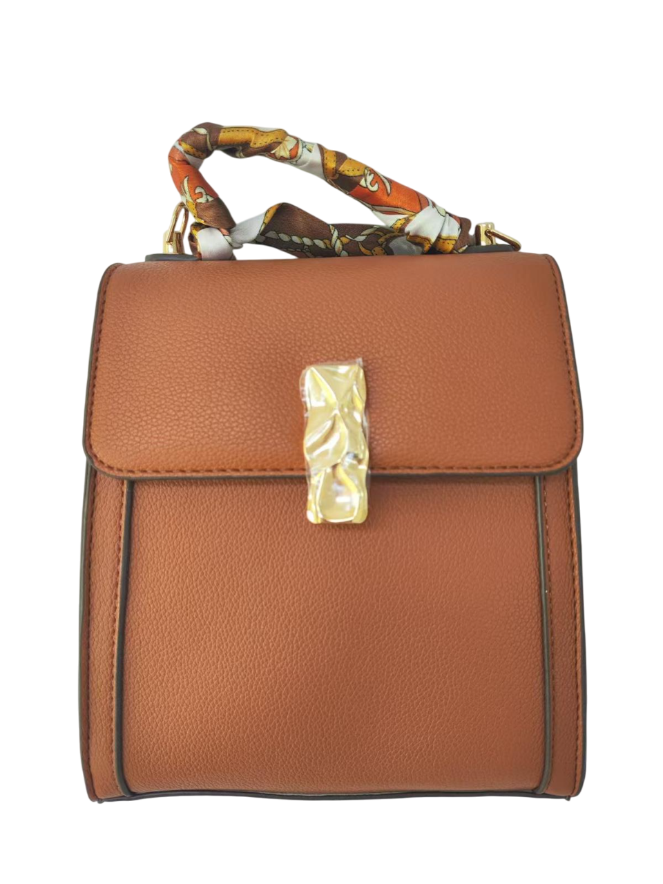 7525 - Crossbody Bag With Silk Scarf