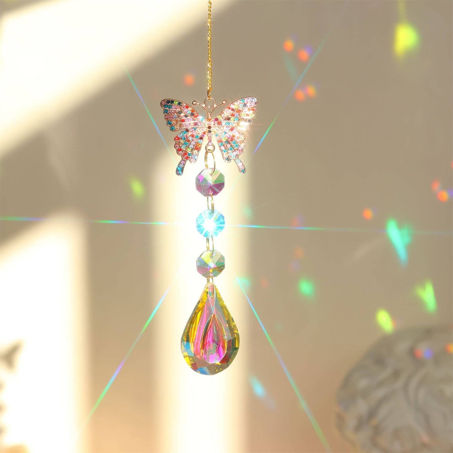 Colorful Crystal Suncatcher Hanging DPH1923