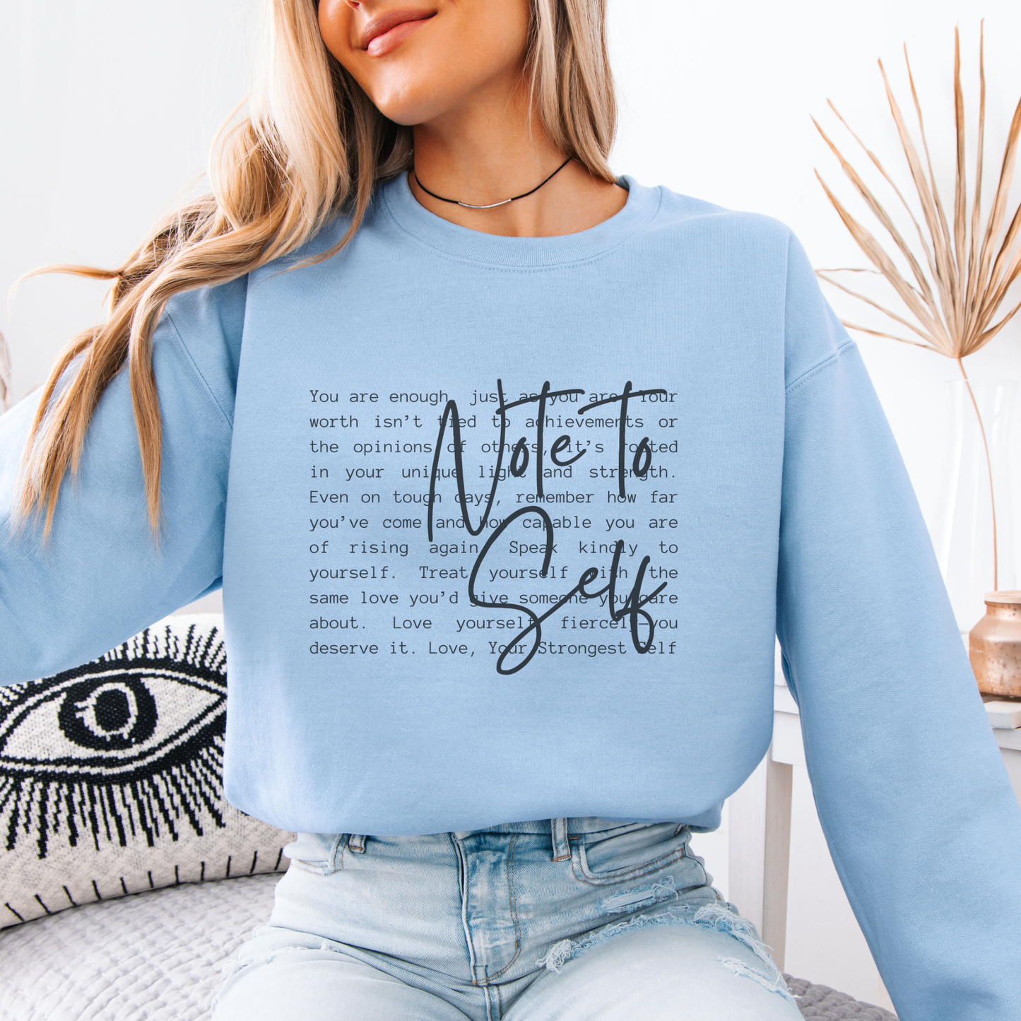 Note to Self Inspirational Definition Women's Sweatshirt