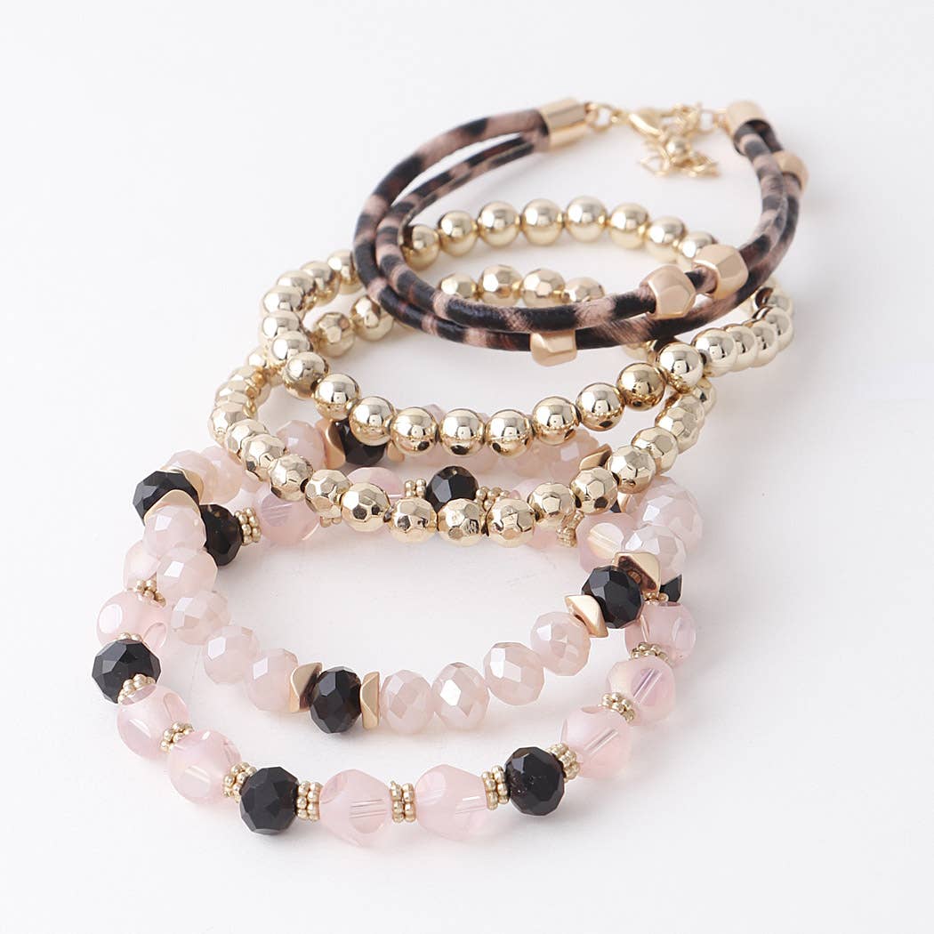 Multi Bead N Crystal Bracelets