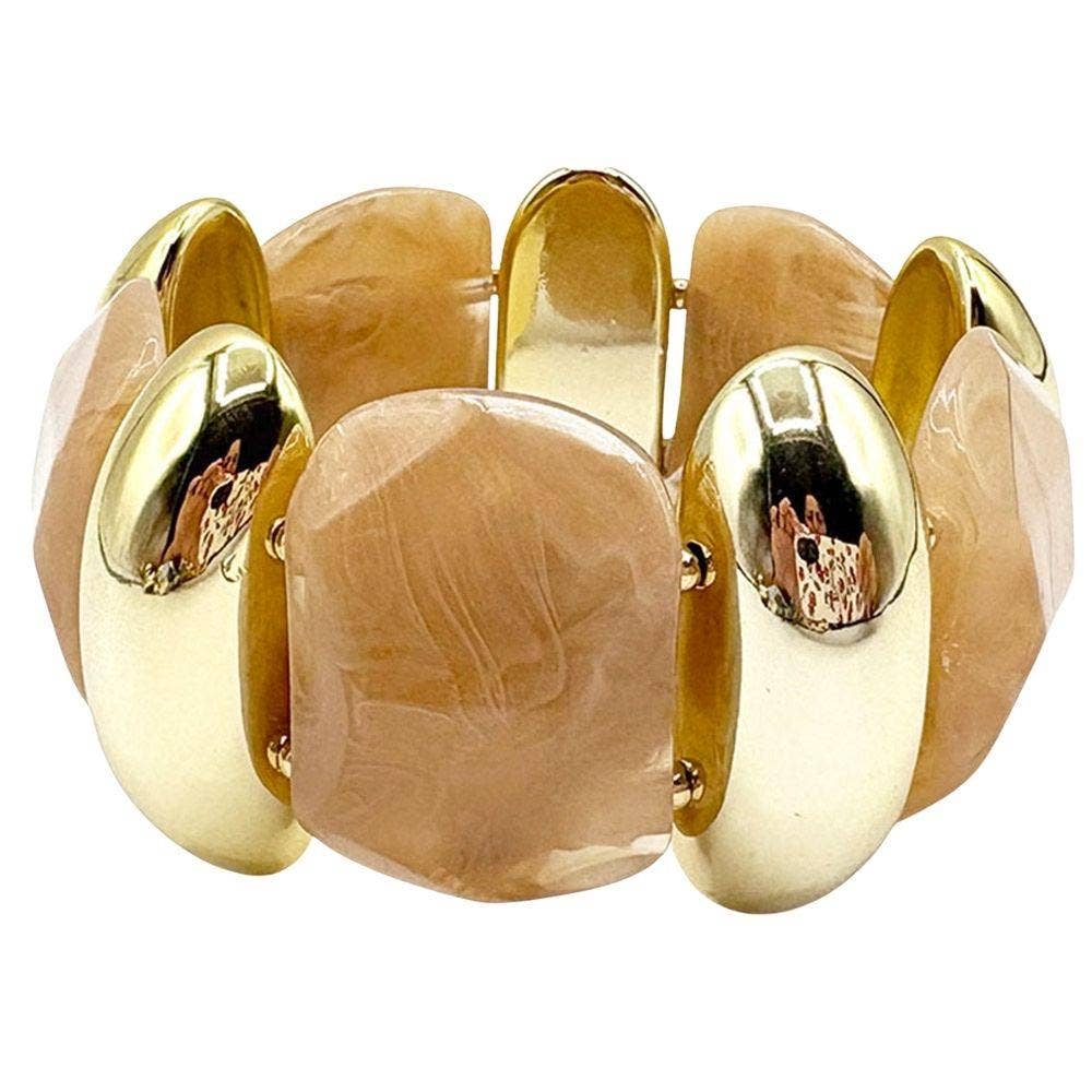 Resin Stretchy Bracelet B-142