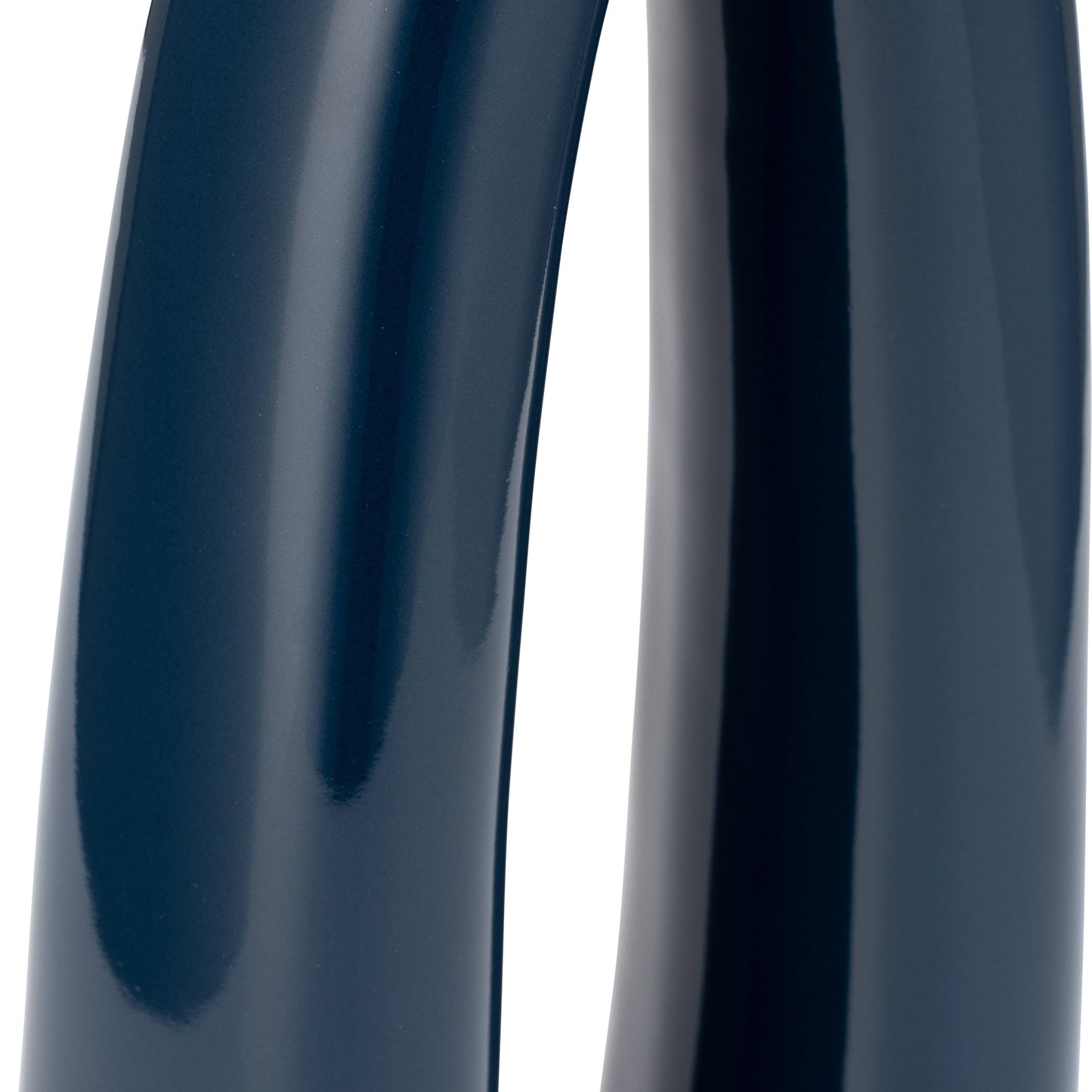 Ceramic Openwork Cut-Out Abstract Vase - Blue, 14 in.