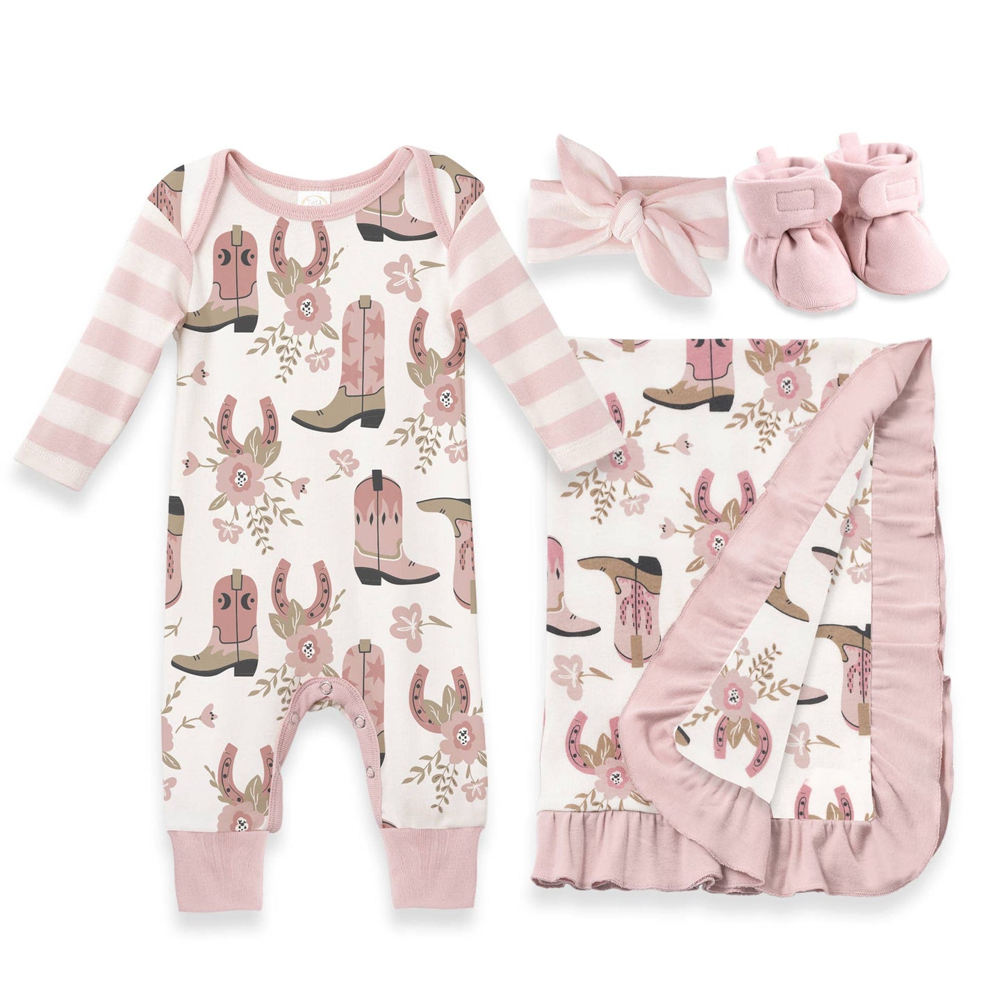 Cowgirl Boots Cotton Baby Collection – Sold Separately