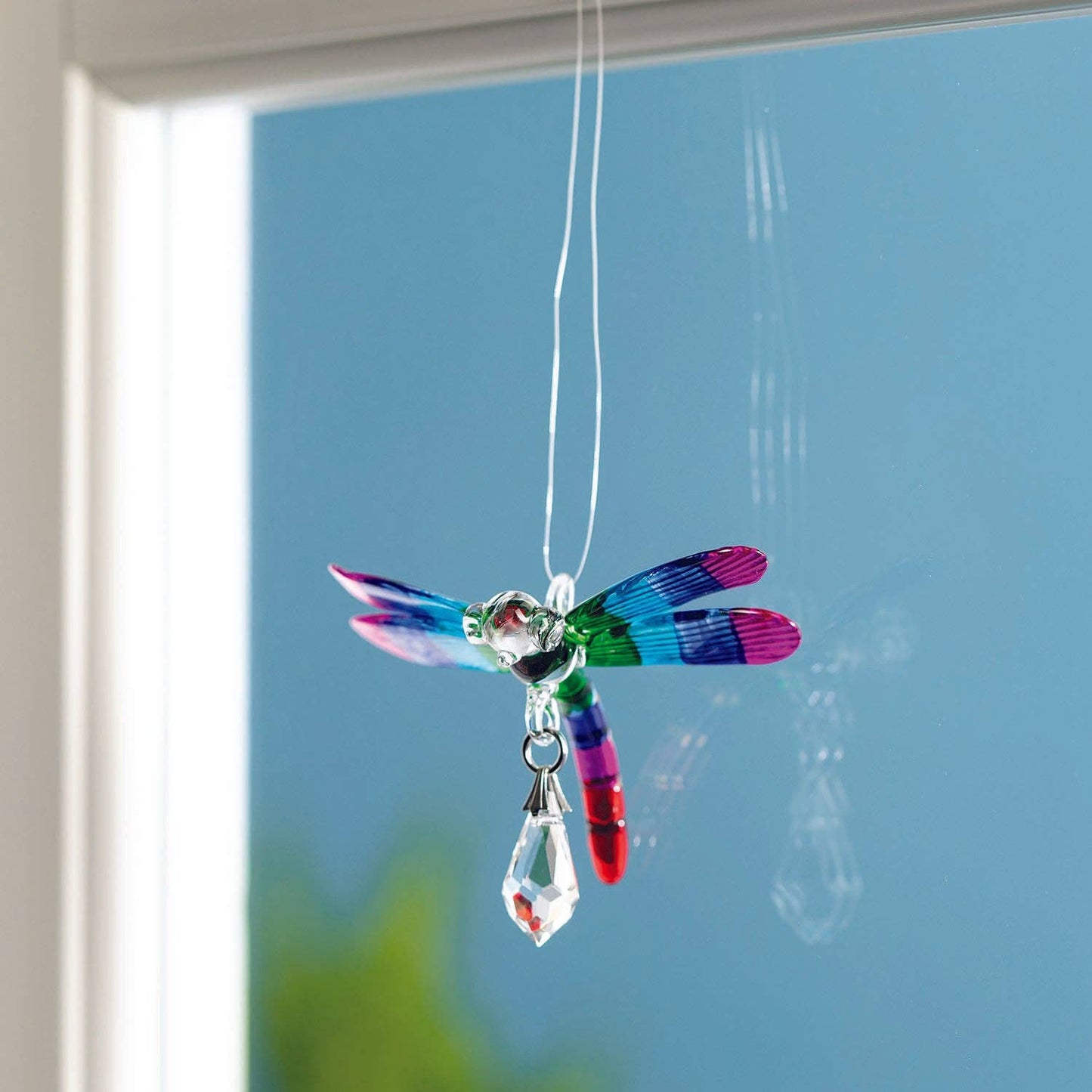 Fantasy Glass™ - Dragonfly, Summer Rainbow