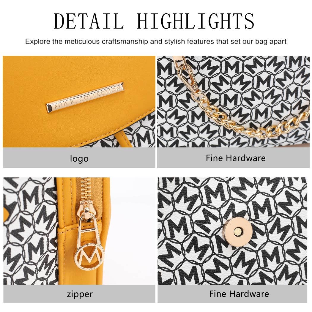 MKF Issah Backpack Women's Stylish & Functional Monogram