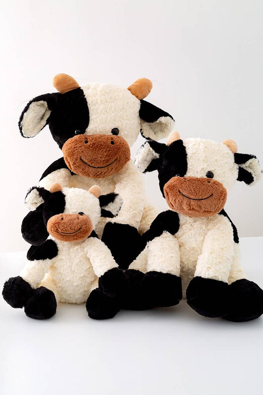 PLUSHY COW IS AVAILABLE IN 3 SIZES. 2024A
