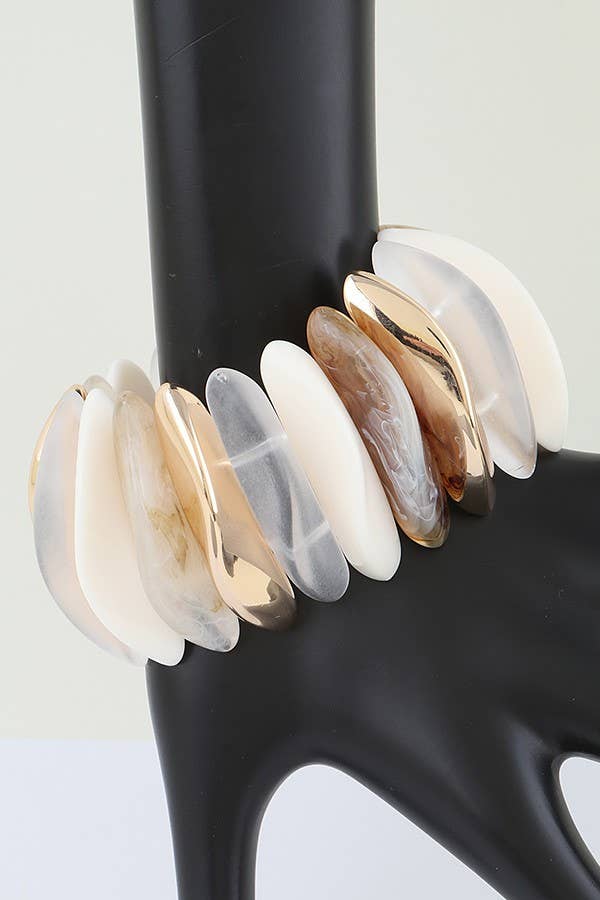 Bold Resin Chunky Bracelet Collection 1NJB-5087