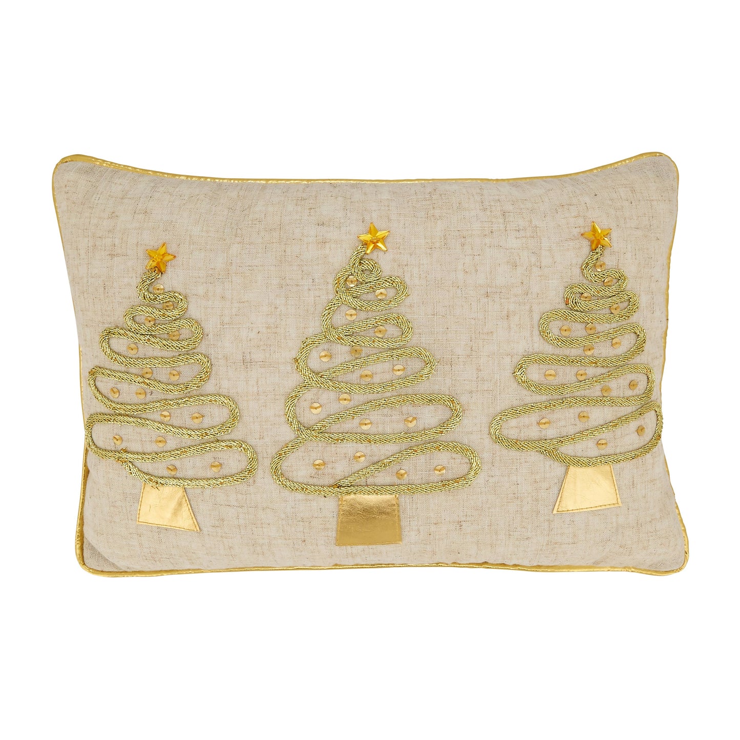 Holiday Trees Pillow - Poly Filled