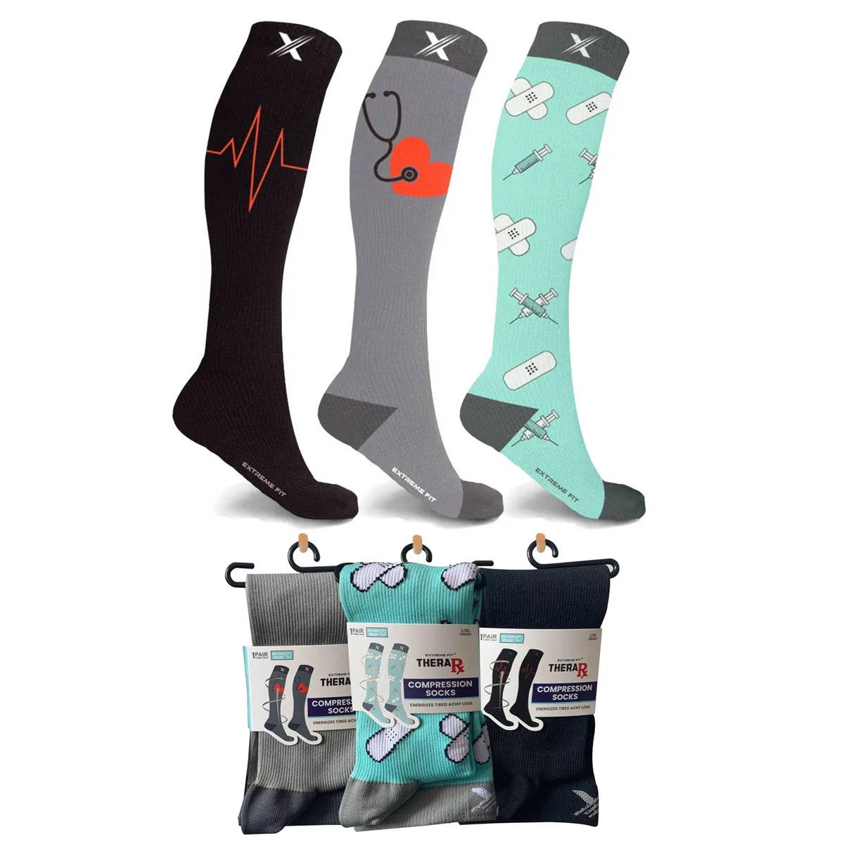 THERA RX COMPRESSION SOCKS - 3 ASST STYLES – Gift Shop | UnityPoint ...